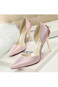 Vintage Sexy Pointed Toe High Heels Women Metal high heel Pumps Shoes Summer Stiletto Women Shoes Wedding shoes