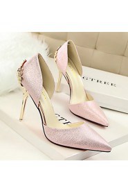 Vintage Sexy Pointed Toe High Heels Women Metal high heel Pumps Shoes Summer Stiletto Women Shoes Wedding shoes