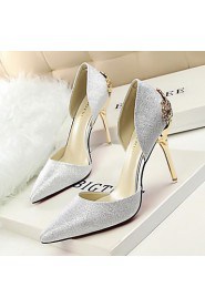 Vintage Sexy Pointed Toe High Heels Women Metal high heel Pumps Shoes Summer Stiletto Women Shoes Wedding shoes