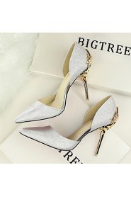 Vintage Sexy Pointed Toe High Heels Women Metal high heel Pumps Shoes Summer Stiletto Women Shoes Wedding shoes