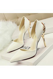 Vintage Sexy Pointed Toe High Heels Women Metal high heel Pumps Shoes Summer Stiletto Women Shoes Wedding shoes