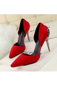 Vintage Sexy Pointed Toe High Heels Women Metal high heel Pumps Shoes Summer Stiletto Women Shoes Wedding shoes