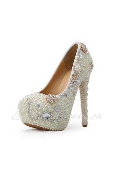 Women's Shoes Stiletto Heel Heels Heels Wedding / Party & Evening / Dress White