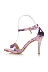 Women's Shoes Stiletto Heel Heels / Ankle Strap Sandals Wedding / Party & Evening / Dress Pink / Silver / Gold