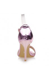 Women's Shoes Stiletto Heel Heels / Ankle Strap Sandals Wedding / Party & Evening / Dress Pink / Silver / Gold