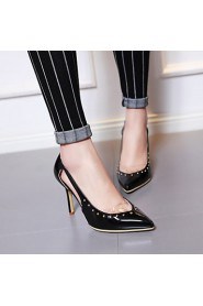 Women's Shoes Stiletto Heel Heels / Pointed Toe Heels Party & Evening / Dress / Casual Black / Blue / Beige