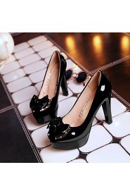 Women's Shoes Stiletto Heel Heels/Platform/Round Toe Heels Party & Evening/Dress Black/Red/White