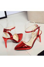 Fashion Women's Shoes Leatherette Stiletto Heel Heels / Pointed Toe Heels Wedding/ Party & Evening / Dress / Casual