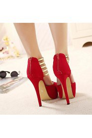 Women's Shoes Peep Toe Stiletto Heel Sandals with Metal hollow out Shoes More Colors available