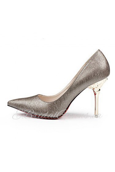 Women's Shoes Wedding Shoes Pointed Toe Stiletto Heel Fashion Shoes Silver/Gold/White