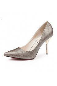 Women's Shoes Wedding Shoes Pointed Toe Stiletto Heel Fashion Shoes Silver/Gold/White