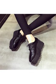 Women's Shoes Platform Creepers Fashion Sneakers Outdoor / Casual Black