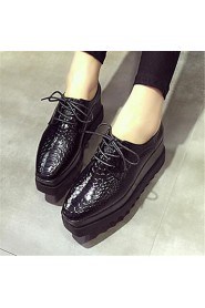 Women's Shoes Platform Creepers Fashion Sneakers Outdoor / Casual Black