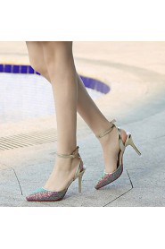 Women's Shoes Leatherette Stiletto Heel Heels / Pointed Toe Heels Wedding / Party & Evening / Dress / Casual