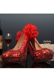 Women's Wedding Shoes Heels Heels Wedding / Party & Evening Red