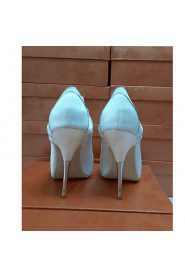 Women's Wedding Shoes Heels/Platform/Closed Toe Heels Wedding/Party & Evening/Dress Black/Red/White/Champagne