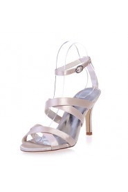 Women's Shoes Satin Stiletto Heel Open Toe Sandals Wedding/Party & Evening Shoes More Colors available