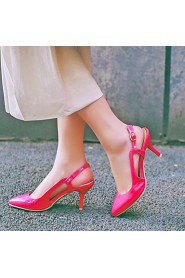 Women's Shoes Stiletto Heel Heels/Sling back/Pointed Toe Sandals/Flats Party & Evening/Dress Black/Green/Fuchsia