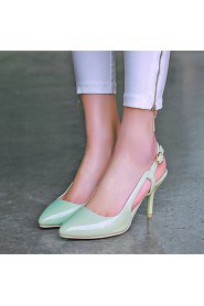 Women's Shoes Stiletto Heel Heels/Sling back/Pointed Toe Sandals/Flats Party & Evening/Dress Black/Green/Fuchsia