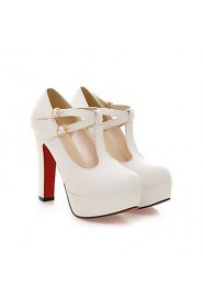 Women's Shoes Round Toe Chunky Heel Platform Pumps Shoes More Colors available