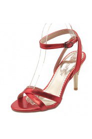 Women's Shoes Stiletto Heel Round Toe Sandals Dress Red / Silver / Gold