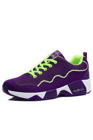 Women's Sneaker sport Shoes Tulle Black / Pink / Purple