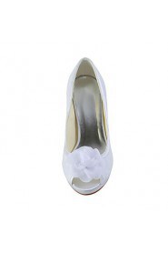 Women's Wedding Shoes Heels/Peep Toe Heels Wedding Ivory/White