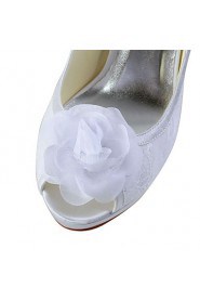 Women's Wedding Shoes Heels/Peep Toe Heels Wedding Ivory/White