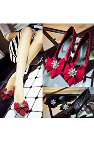 Women's Shoes Stiletto Heel Heels / Pointed Toe Heels Casual Black / Red