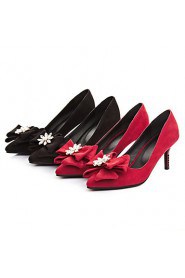 Women's Shoes Stiletto Heel Heels / Pointed Toe Heels Casual Black / Red