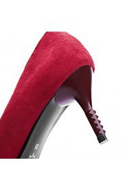 Women's Shoes Stiletto Heel Heels / Pointed Toe Heels Casual Black / Red