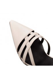 Women's Shoes Stiletto Heel Heels / Pointed Toe Heels Casual Black / Pink / Beige