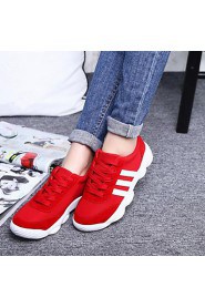 Women's Shoes Wedge Heel Comfort Running Fashion Sneakers Outdoor / Athletic / Casual Black / Blue / Red