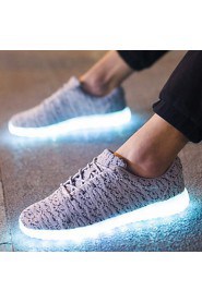 Led Shoes Unisex 35-40 Women's Shoes Tulle Comfort Fashion Sneakers Athletic / Dress / Casual Black / Red / Gray