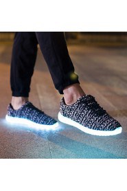 Led Shoes Unisex 35-40 Women's Shoes Tulle Comfort Fashion Sneakers Athletic / Dress / Casual Black / Red / Gray