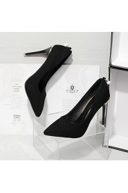 Women's Shoes Leatherette Stiletto Heel Heels Heels Wedding / Office & Career / Party & Evening Black / Red