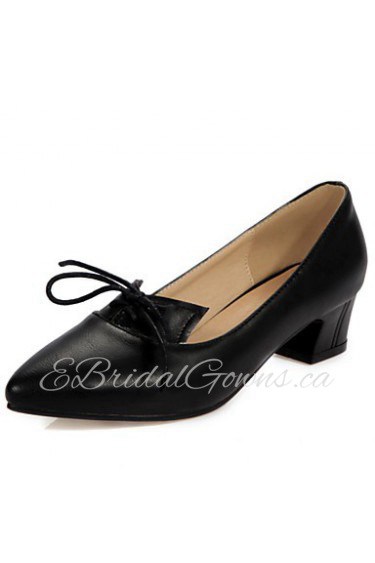 Women's Shoes Low Heel Pointed Toe Heels Office & Career/Dress/Casual Black/Red/Gray