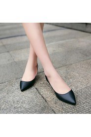 Women's Shoes Leatherette Stiletto Heel Heels Heels Outdoor / Office & Career / Dress Black / Pink / Almond