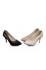 Women's Shoes Glitter Stiletto Heel Heels / Pointed Toe Heels Casual Black / Silver / Gold