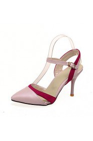 Women's Shoes Stiletto Heel Heels / Pointed Toe Heels Casual Blue / Pink / White