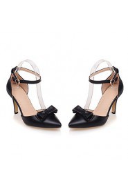 Women's Shoes Stiletto Heel/D'Orsay & Two-Piece/Pointed Toe Heels Office & Career/Party & Evening/Dress Black