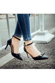 Women's Shoes Stiletto Heel/D'Orsay & Two-Piece/Pointed Toe Heels Office & Career/Party & Evening/Dress Black