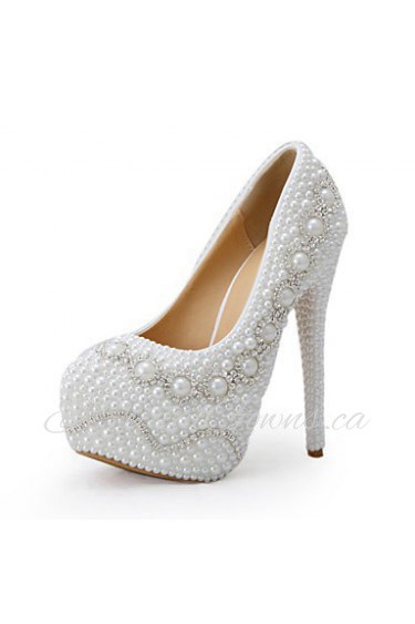 Women's Shoes Stiletto Heel Heels Heels Wedding / Party & Evening / Dress White