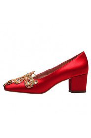 Women's Wedding Shoes Pointed Toe / Closed Toe Heels Wedding / Party & Evening / Dress Red