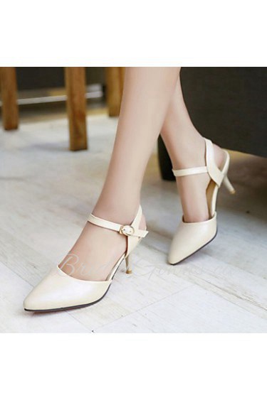 Women's Shoes Stiletto Heel Heels / Pointed Toe Heels Casual Blue / Pink / Beige