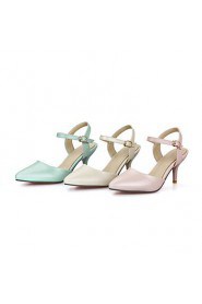 Women's Shoes Stiletto Heel Heels / Pointed Toe Heels Casual Blue / Pink / Beige