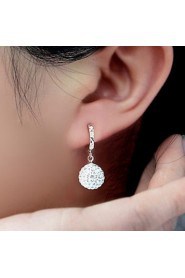 Hoop Earrings Women's Alloy Earring Rhinestone