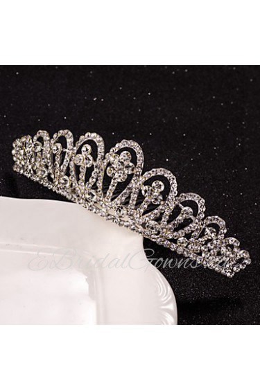 Full-Crystal Tiaras Shape Hair Combs for Lady Girl Hair Jewelry