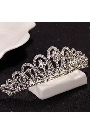 Full-Crystal Tiaras Shape Hair Combs for Lady Girl Hair Jewelry