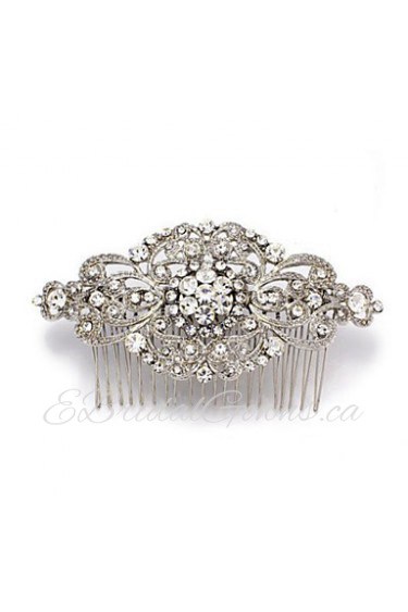 Vintage Rhinestone/Crystal/Diamomd Wedding Hair Comb For Bridal Party